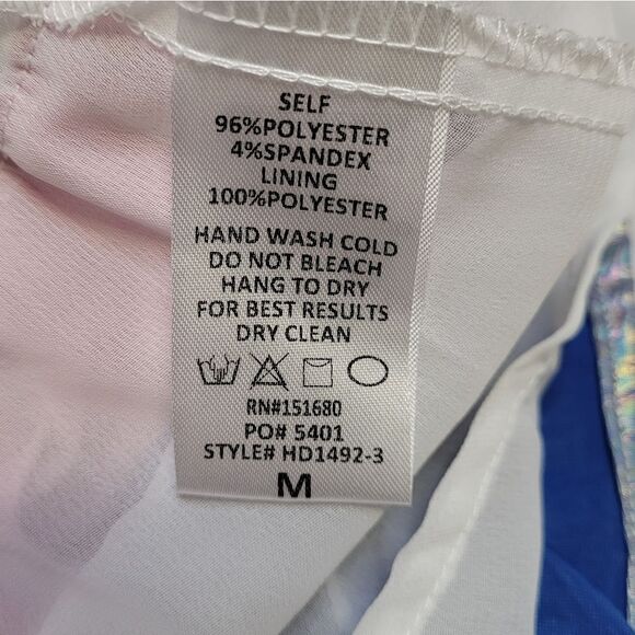 NEW Storia metallic tiered pastel‎ eras tour strappy mini dress M - Picture 5 of 10